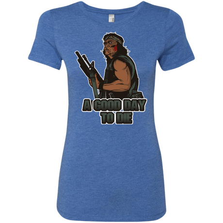 T-Shirts Vintage Royal / Small Good Day To Die Women's Triblend T-Shirt