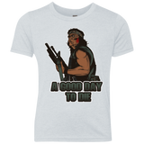 T-Shirts Heather White / YXS Good Day To Die Youth Triblend T-Shirt