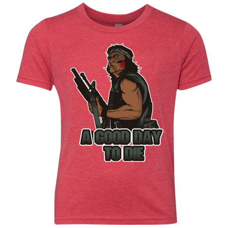 T-Shirts Vintage Red / YXS Good Day To Die Youth Triblend T-Shirt