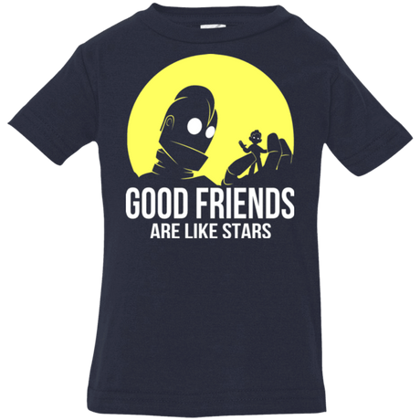 T-Shirts Navy / 6 Months Good friends Infant Premium T-Shirt