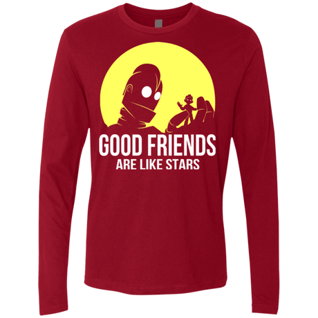 T-Shirts Cardinal / Small Good friends Men's Premium Long Sleeve