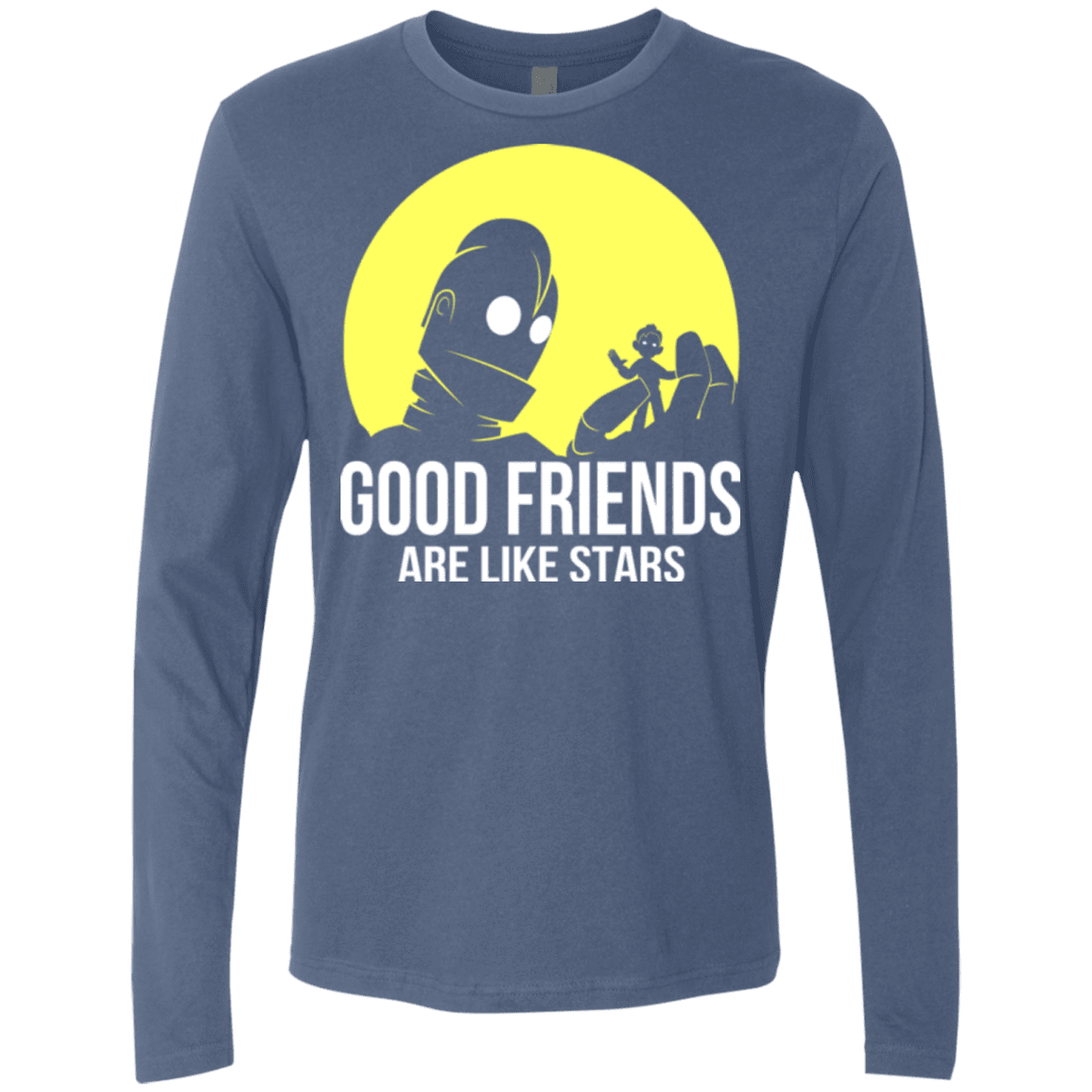 T-Shirts Indigo / Small Good friends Men's Premium Long Sleeve