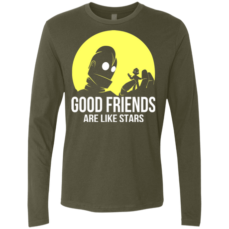 T-Shirts Military Green / Small Good friends Men's Premium Long Sleeve