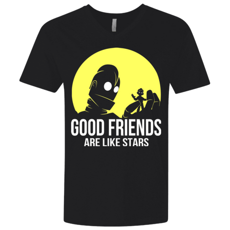 T-Shirts Black / X-Small Good friends Men's Premium V-Neck