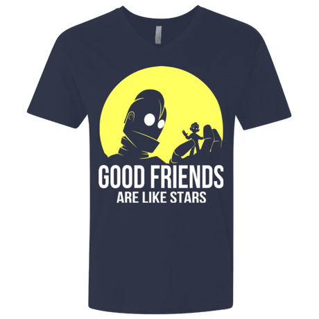 T-Shirts Midnight Navy / X-Small Good friends Men's Premium V-Neck