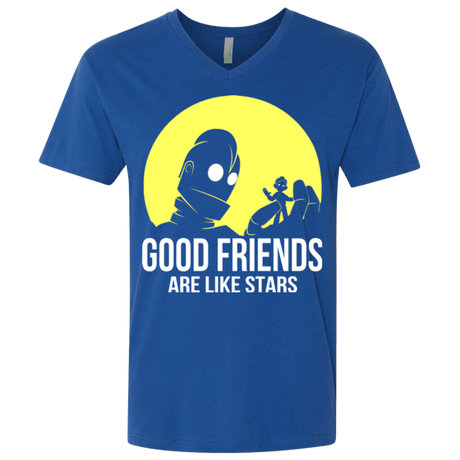 T-Shirts Royal / X-Small Good friends Men's Premium V-Neck