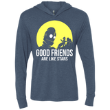 T-Shirts Indigo / X-Small Good friends Triblend Long Sleeve Hoodie Tee