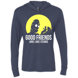 T-Shirts Vintage Navy / X-Small Good friends Triblend Long Sleeve Hoodie Tee