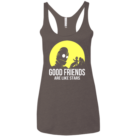 T-Shirts Macchiato / X-Small Good friends Women's Triblend Racerback Tank