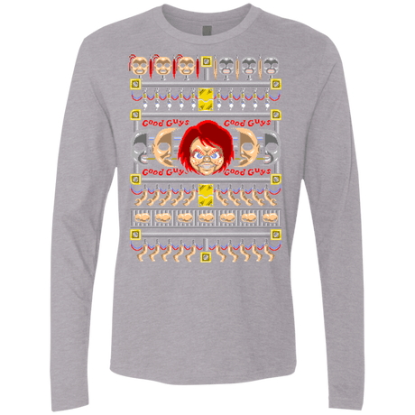 T-Shirts Heather Grey / Small Good Guy Ugly Sweater Men's Premium Long Sleeve