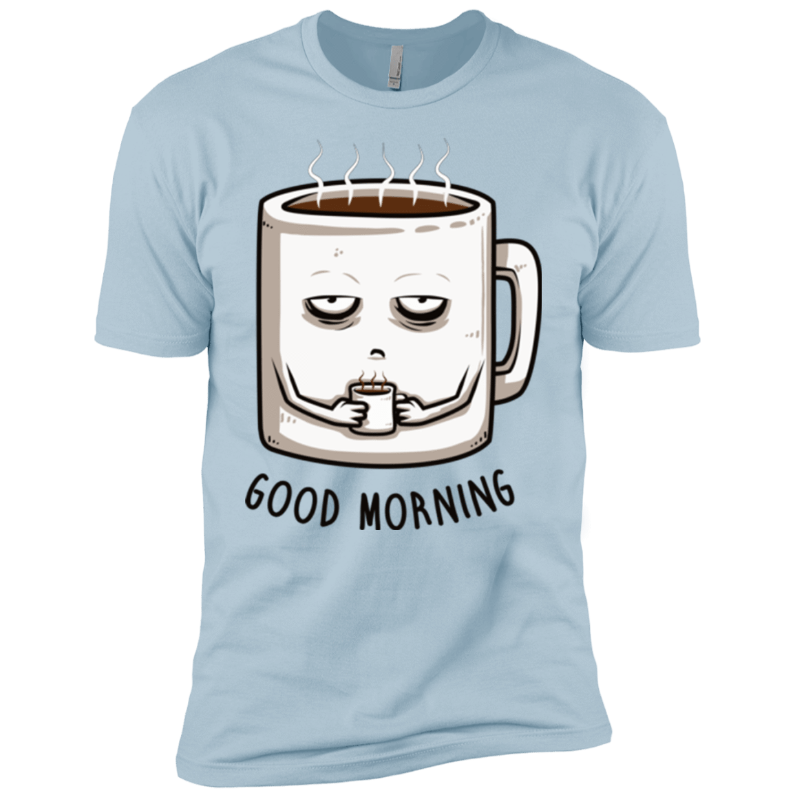 T-Shirts Light Blue / YXS Good morning Boys Premium T-Shirt