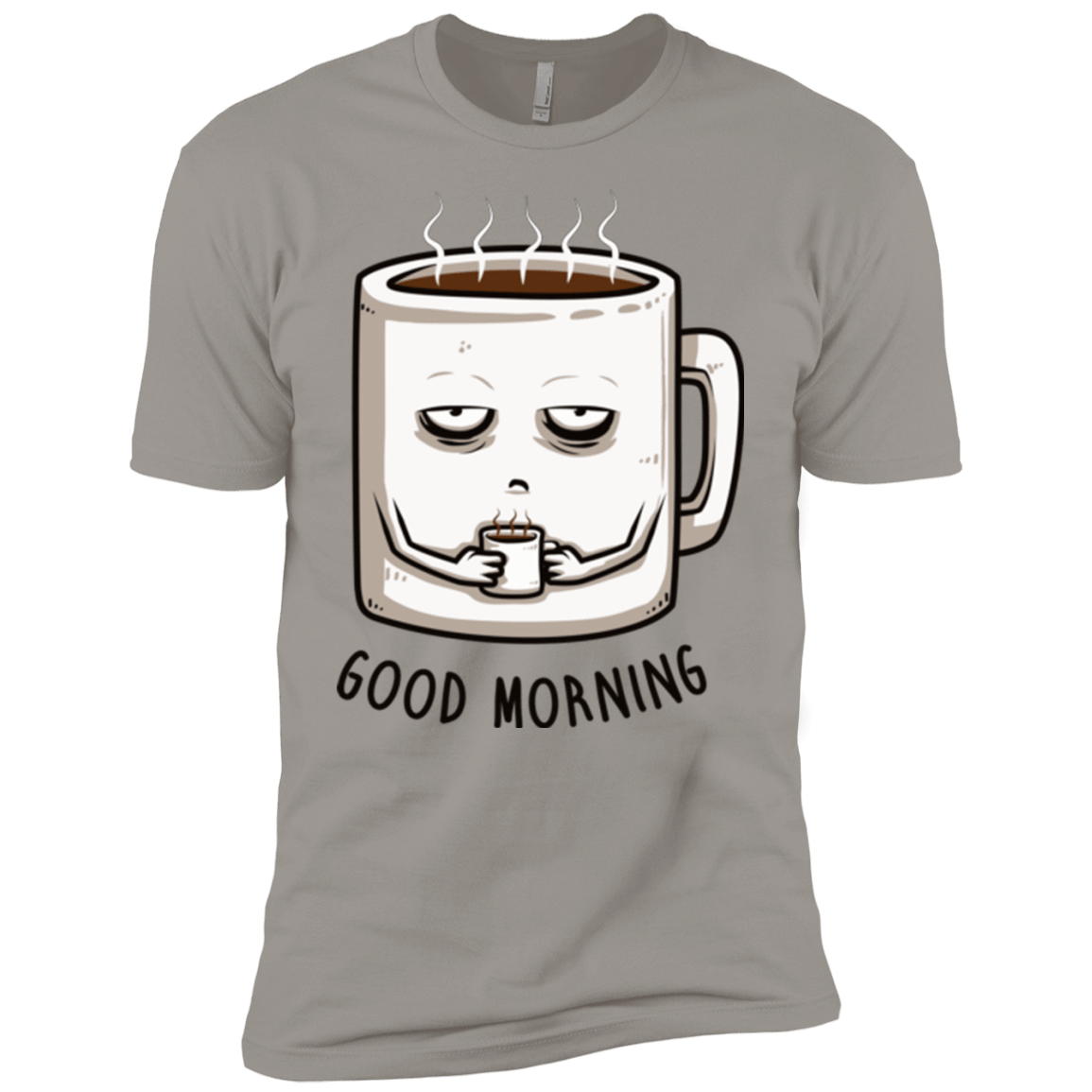 T-Shirts Light Grey / YXS Good morning Boys Premium T-Shirt