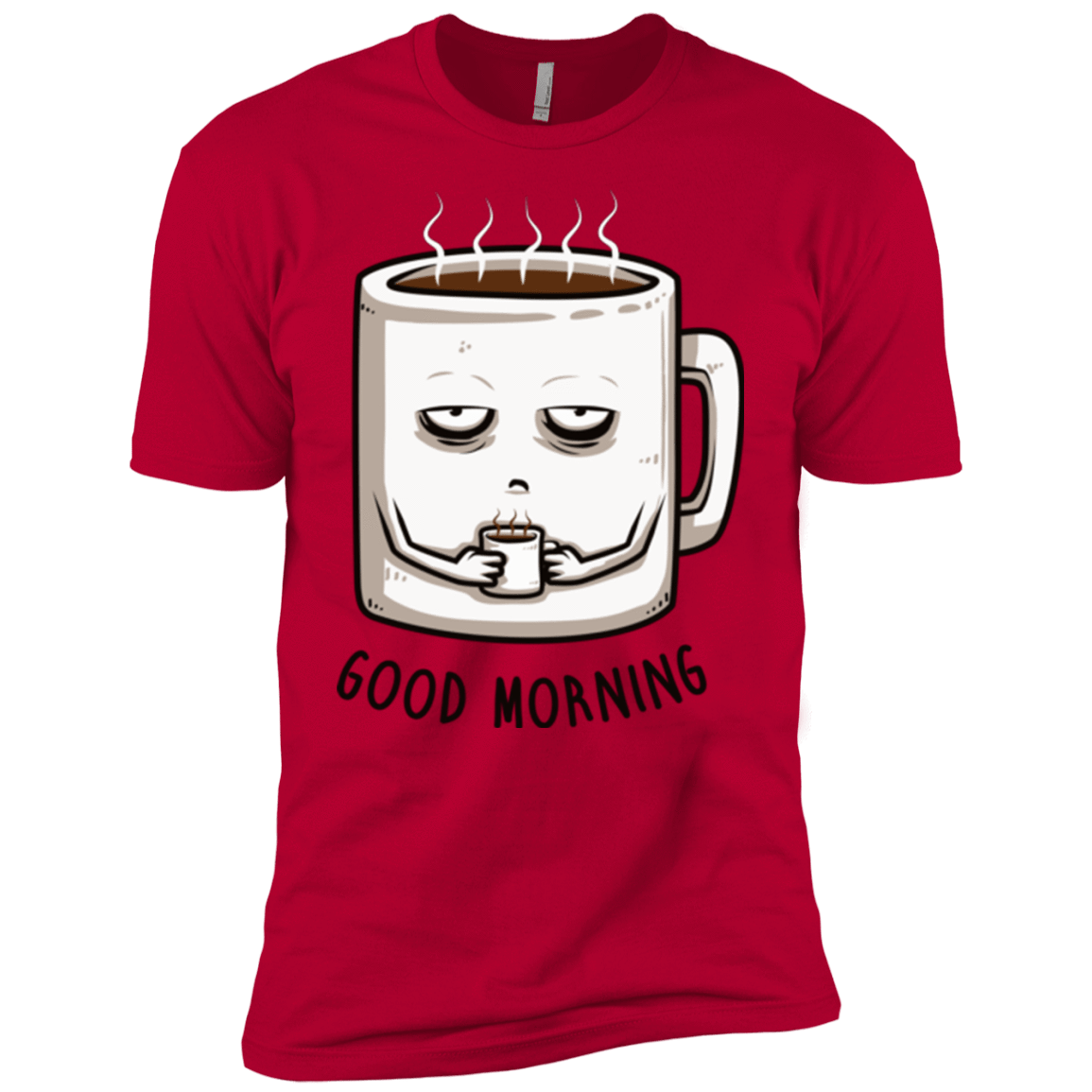 T-Shirts Red / YXS Good morning Boys Premium T-Shirt