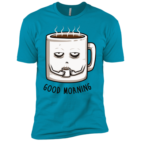 T-Shirts Turquoise / YXS Good morning Boys Premium T-Shirt