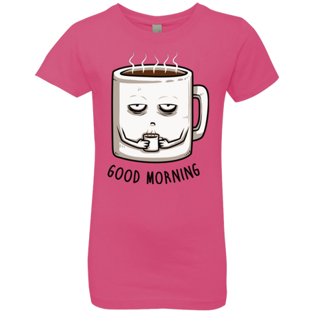 T-Shirts Hot Pink / YXS Good morning Girls Premium T-Shirt