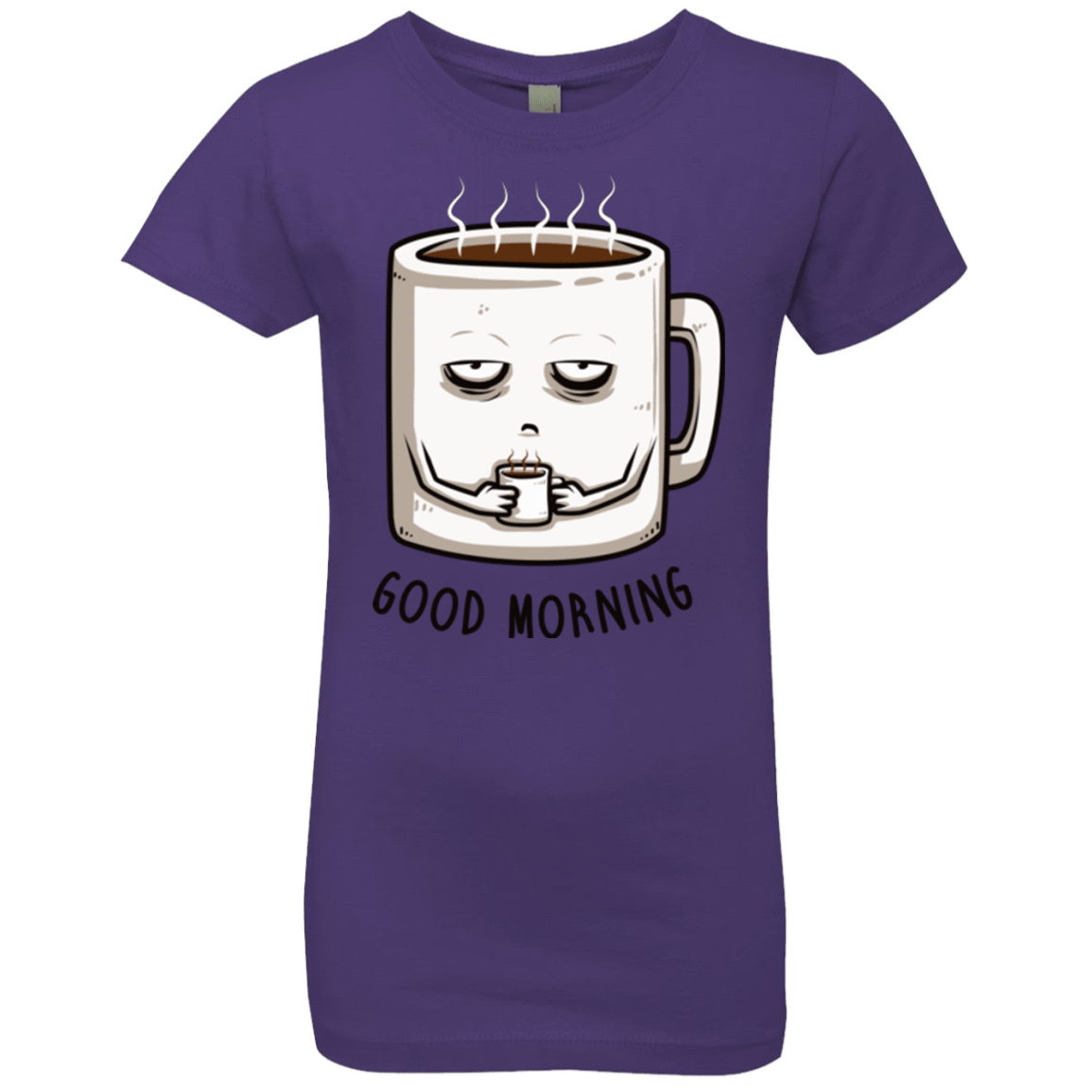 T-Shirts Purple Rush / YXS Good morning Girls Premium T-Shirt