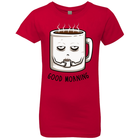 T-Shirts Red / YXS Good morning Girls Premium T-Shirt
