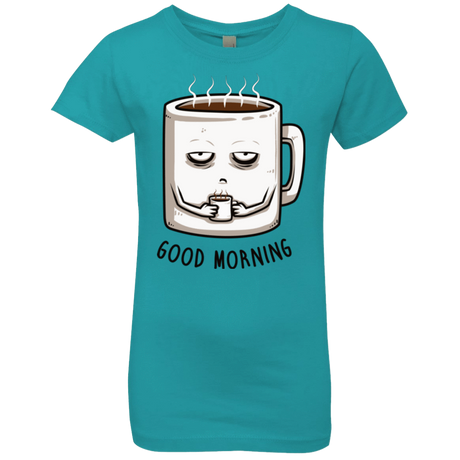 T-Shirts Tahiti Blue / YXS Good morning Girls Premium T-Shirt