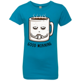 T-Shirts Turquoise / YXS Good morning Girls Premium T-Shirt