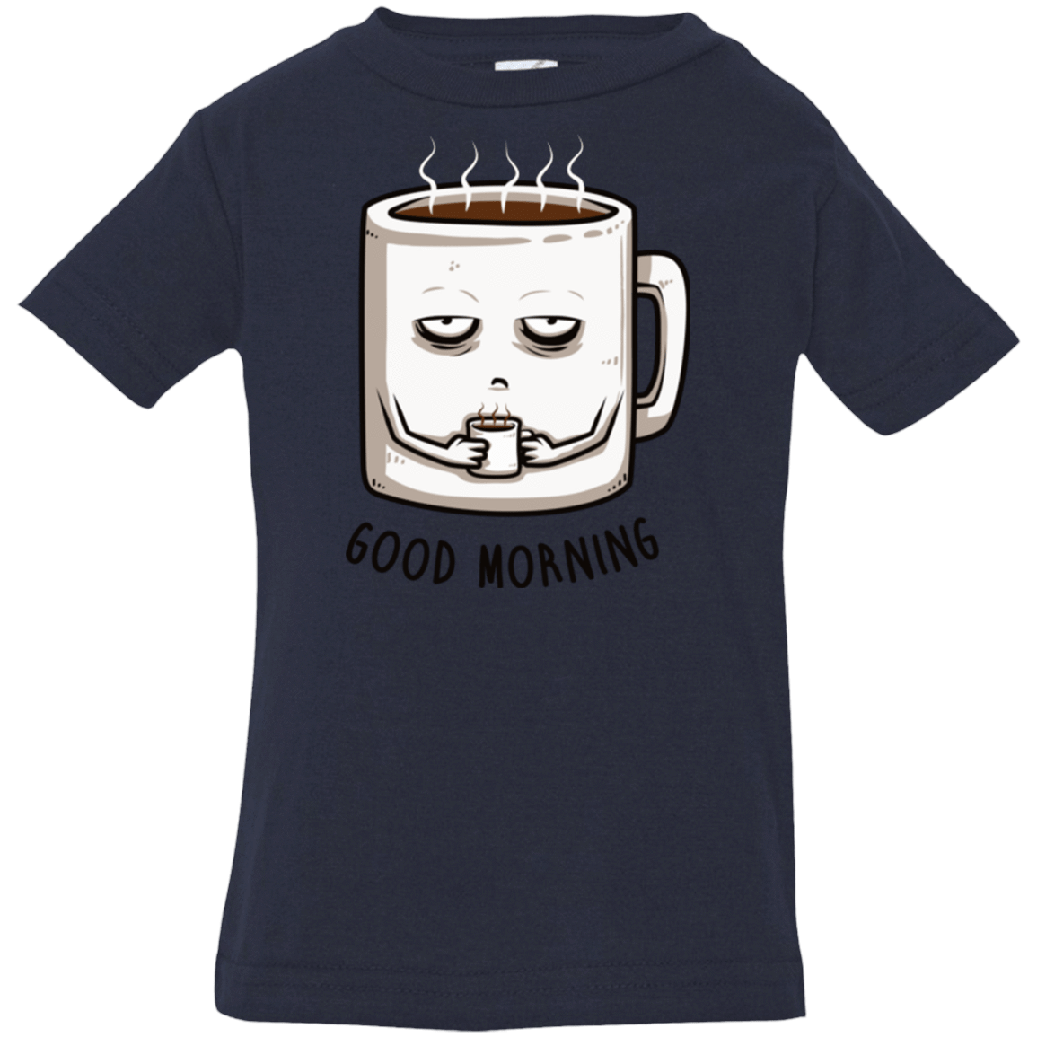 T-Shirts Navy / 6 Months Good morning Infant Premium T-Shirt