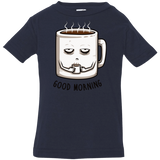 T-Shirts Navy / 6 Months Good morning Infant Premium T-Shirt