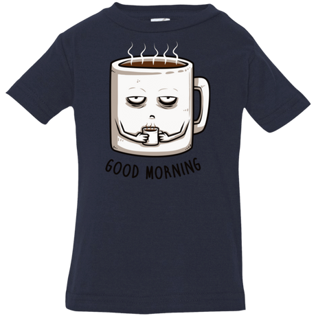 T-Shirts Navy / 6 Months Good morning Infant Premium T-Shirt
