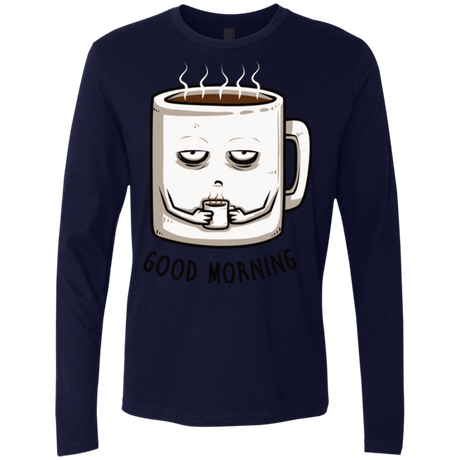 T-Shirts Midnight Navy / Small Good morning Men's Premium Long Sleeve