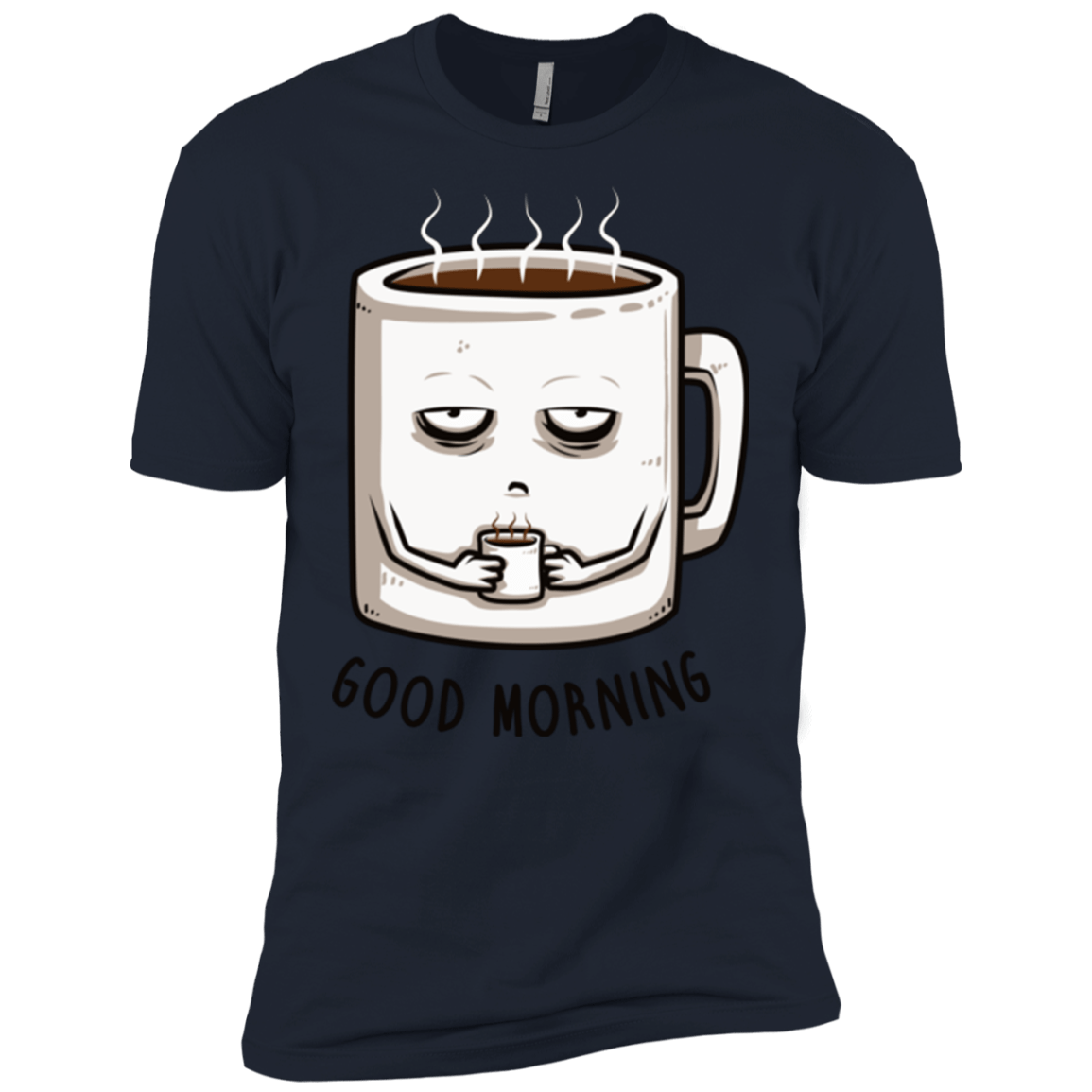T-Shirts Midnight Navy / X-Small Good morning Men's Premium T-Shirt