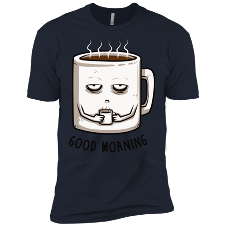 T-Shirts Midnight Navy / X-Small Good morning Men's Premium T-Shirt