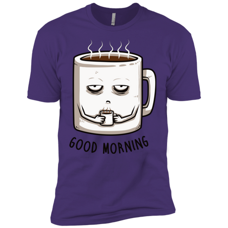 T-Shirts Purple / X-Small Good morning Men's Premium T-Shirt