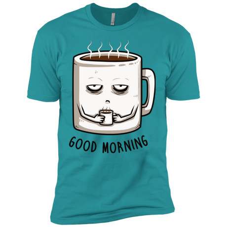 T-Shirts Tahiti Blue / X-Small Good morning Men's Premium T-Shirt