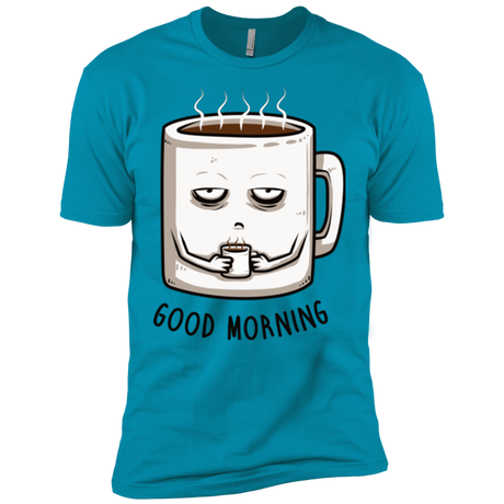 T-Shirts Turquoise / X-Small Good morning Men's Premium T-Shirt