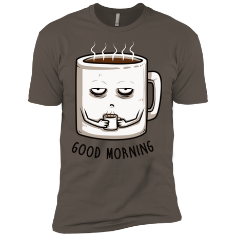 T-Shirts Warm Grey / X-Small Good morning Men's Premium T-Shirt