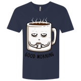 T-Shirts Midnight Navy / X-Small Good morning Men's Premium V-Neck