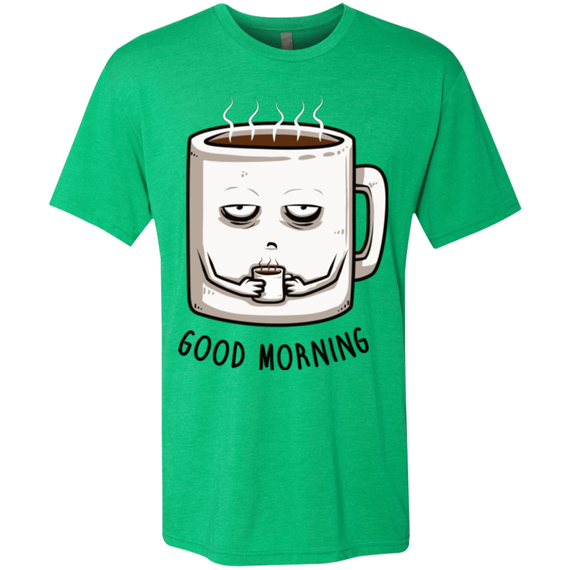 T-Shirts Envy / Small Good morning Men's Triblend T-Shirt