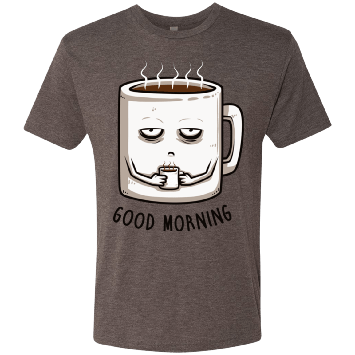 T-Shirts Macchiato / Small Good morning Men's Triblend T-Shirt