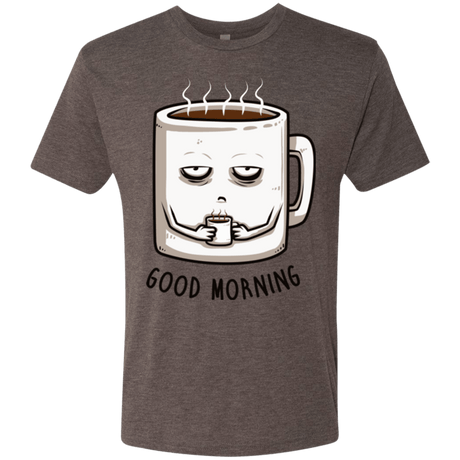 T-Shirts Macchiato / Small Good morning Men's Triblend T-Shirt