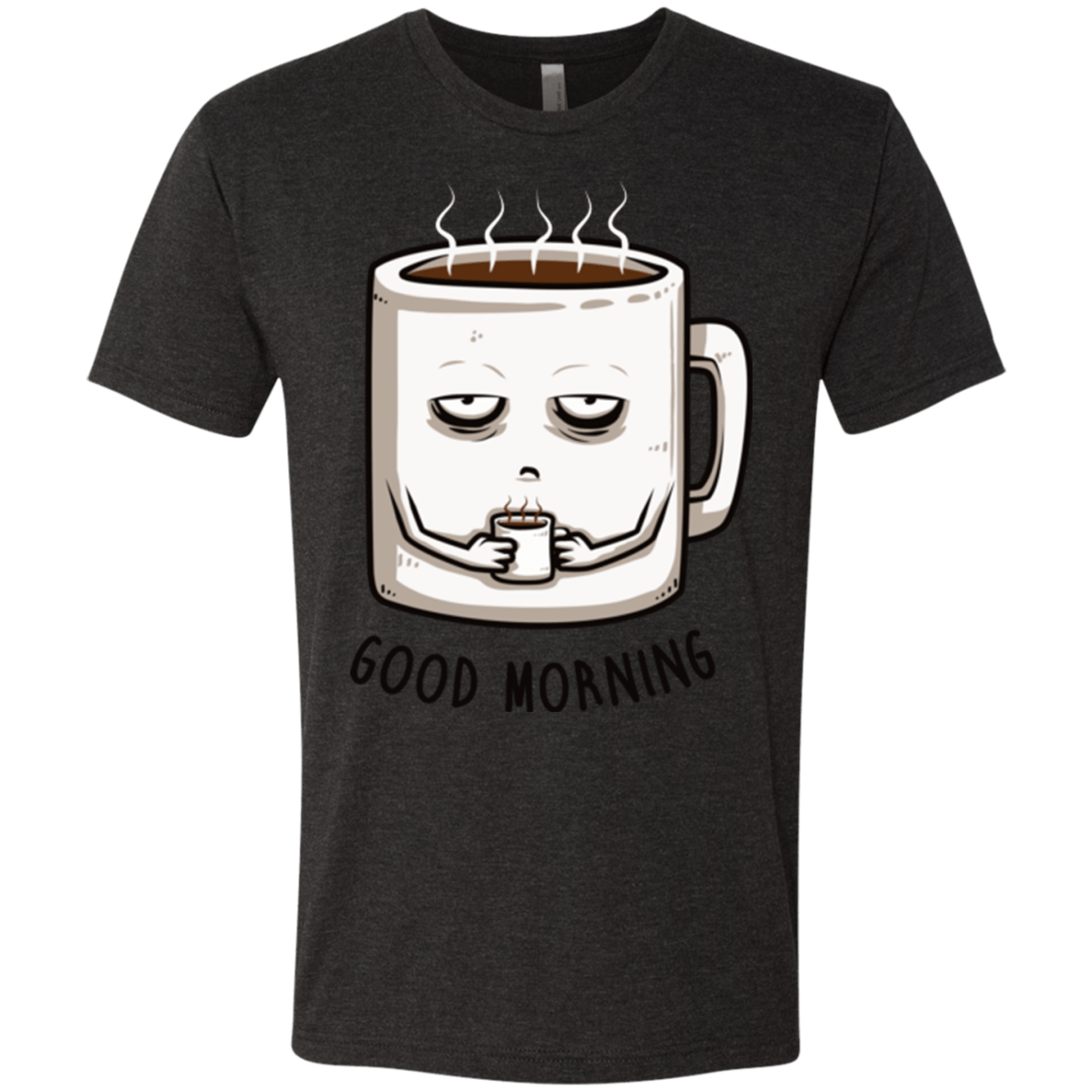 T-Shirts Vintage Black / Small Good morning Men's Triblend T-Shirt