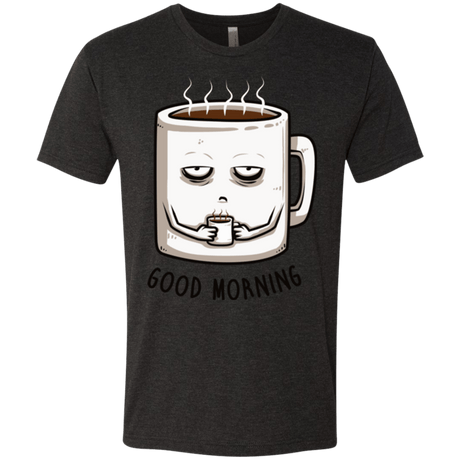 T-Shirts Vintage Black / Small Good morning Men's Triblend T-Shirt