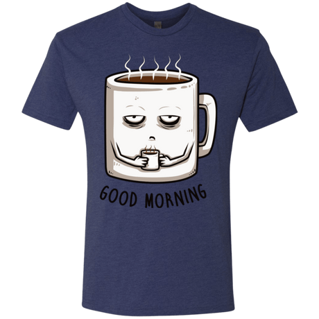 T-Shirts Vintage Navy / Small Good morning Men's Triblend T-Shirt