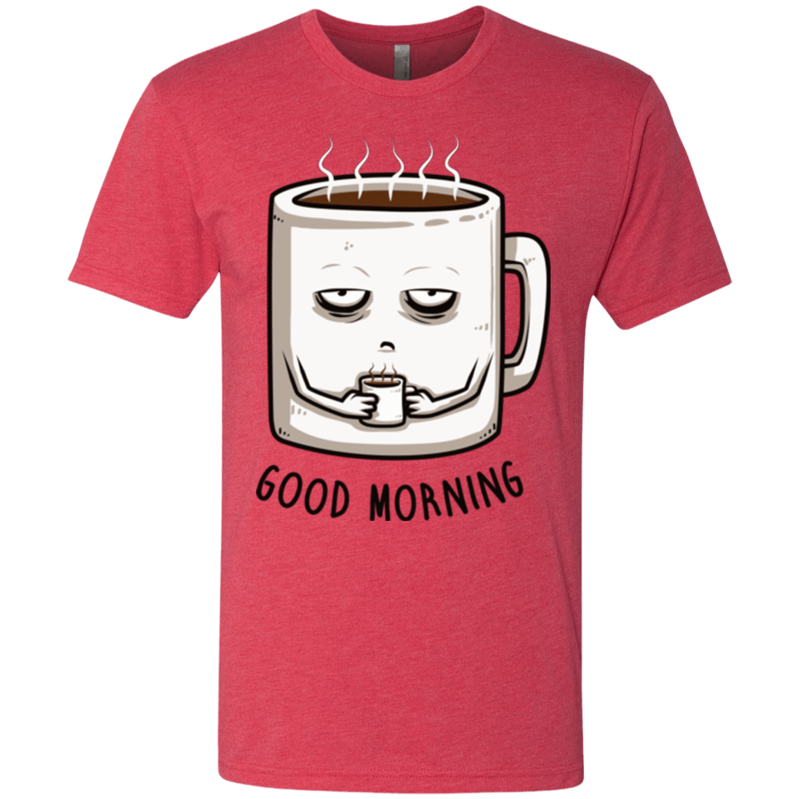 T-Shirts Vintage Red / Small Good morning Men's Triblend T-Shirt