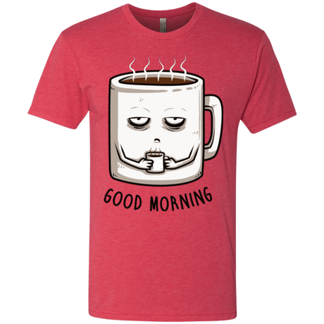 T-Shirts Vintage Red / Small Good morning Men's Triblend T-Shirt