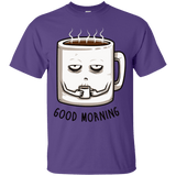 T-Shirts Purple / Small Good morning T-Shirt
