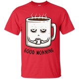 T-Shirts Red / Small Good morning T-Shirt