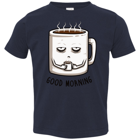 T-Shirts Navy / 2T Good morning Toddler Premium T-Shirt
