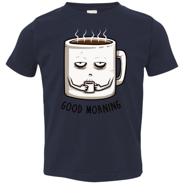 T-Shirts Navy / 2T Good morning Toddler Premium T-Shirt