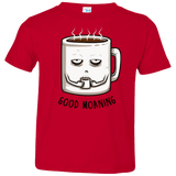 T-Shirts Red / 2T Good morning Toddler Premium T-Shirt
