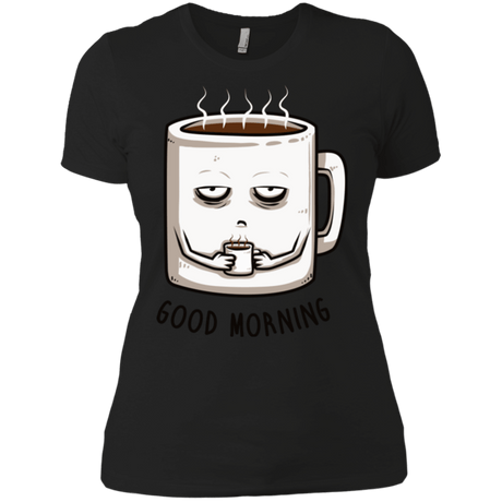 T-Shirts Black / X-Small Good morning Women's Premium T-Shirt