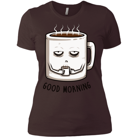 T-Shirts Dark Chocolate / X-Small Good morning Women's Premium T-Shirt