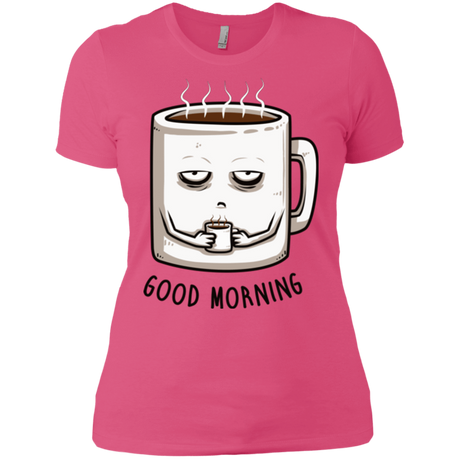 T-Shirts Hot Pink / X-Small Good morning Women's Premium T-Shirt